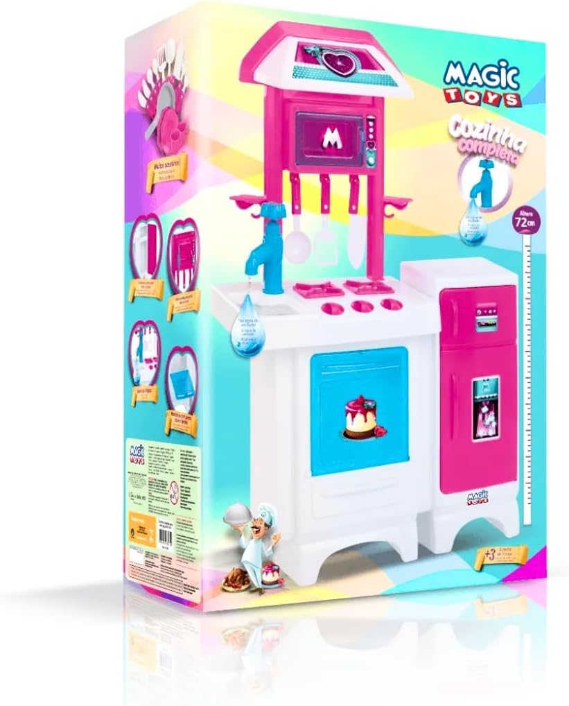 COZINHA COMPLETA PINK C/ÁGUA - Imagem 6