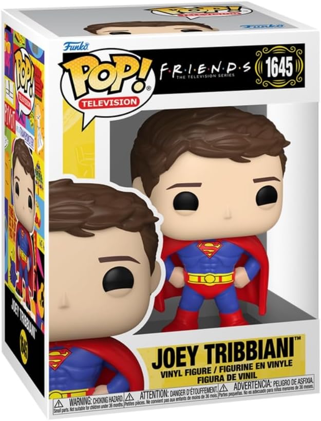 Boneco Funko Pop! Friends - Joey Fantasiado de Super-Homem - Imagem 2