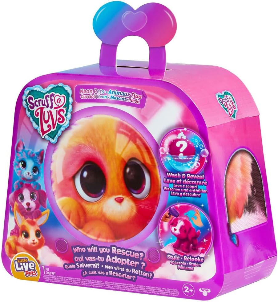 Adotados Scruff a Luvs - Pelúcias Série Neon Surpresa - Imagem 4
