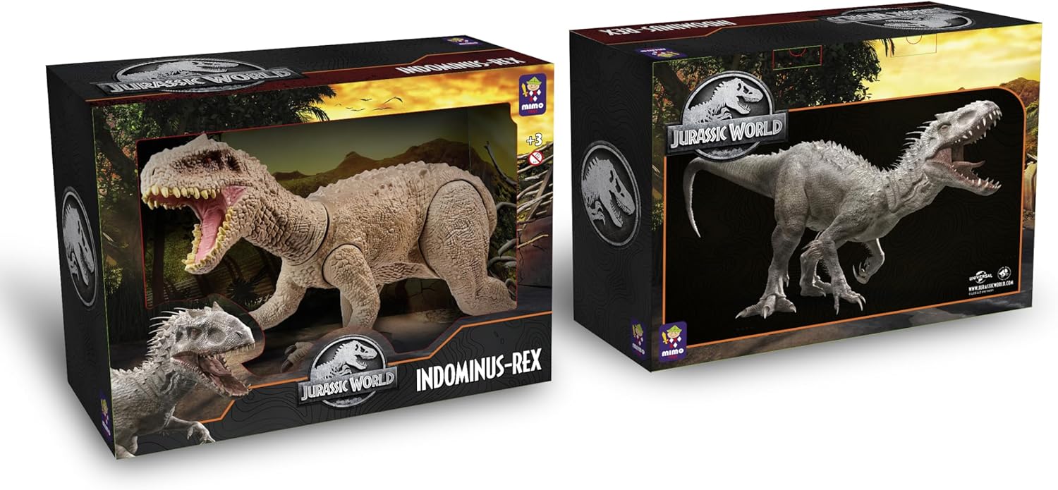 BONECO INOMINUS REX GIGANTE 70 CM - JURASSIC WORLD - MIMO BRINQUEDOS - Imagem 4