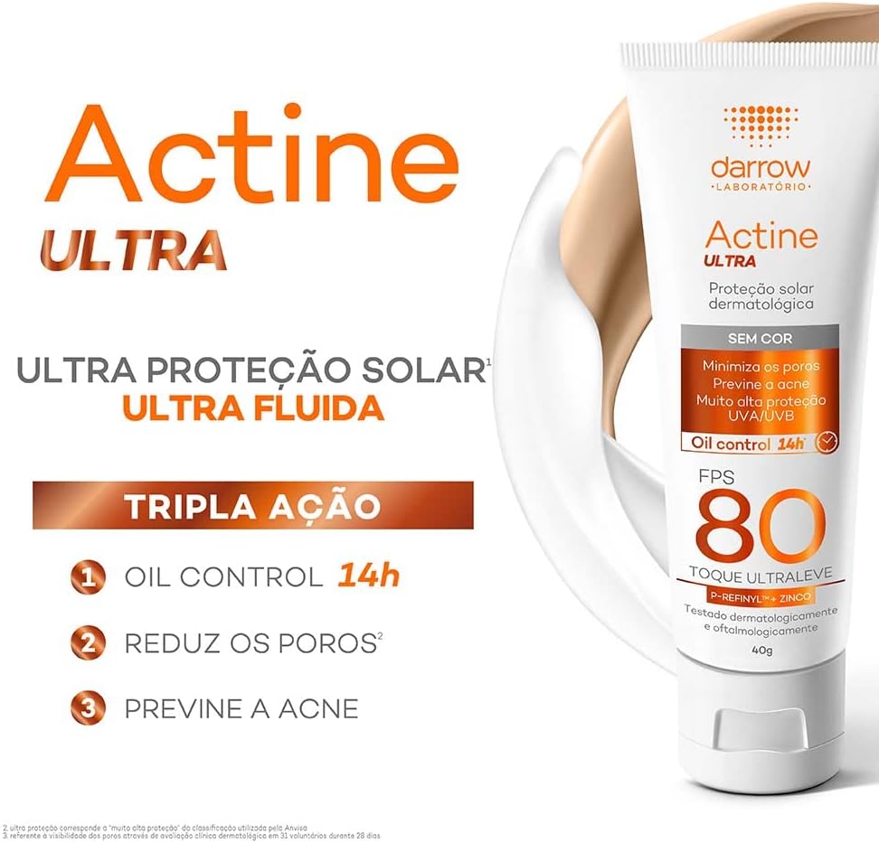 Darrow Actine - Protetor Solar Ultra Fps80 - Imagem 4