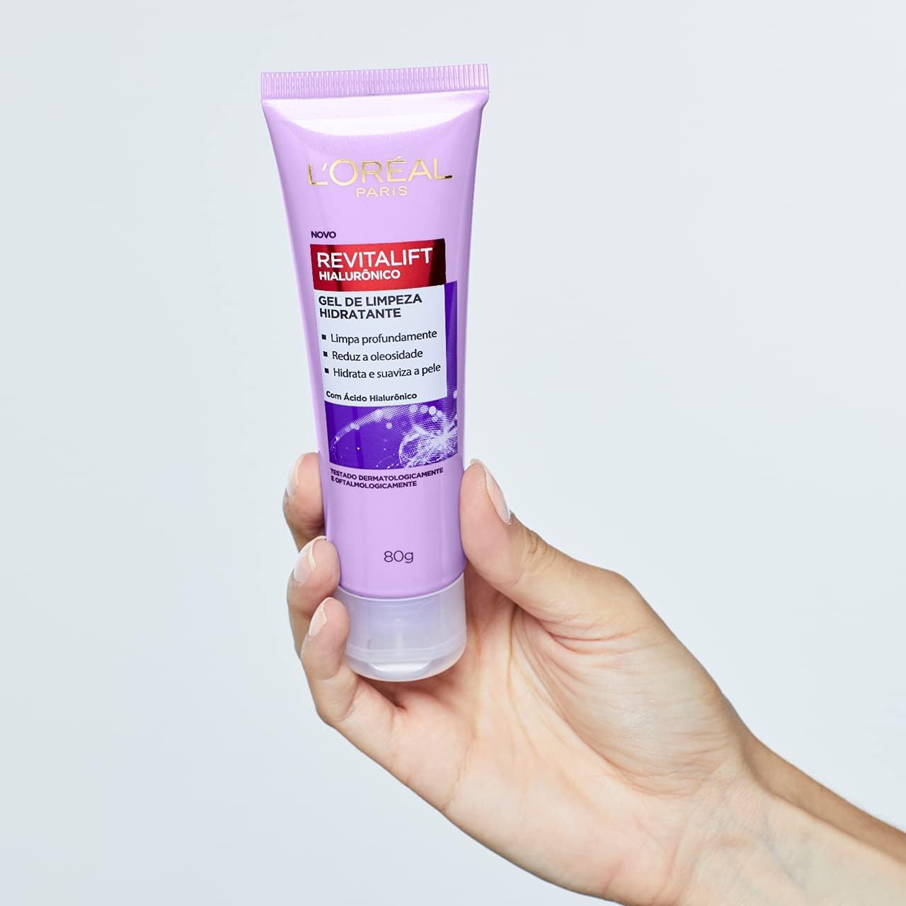 L'Oréal Paris Revitalift Gel de Limpeza Facial Hialurônico Anti-idade 80g - Imagem 7