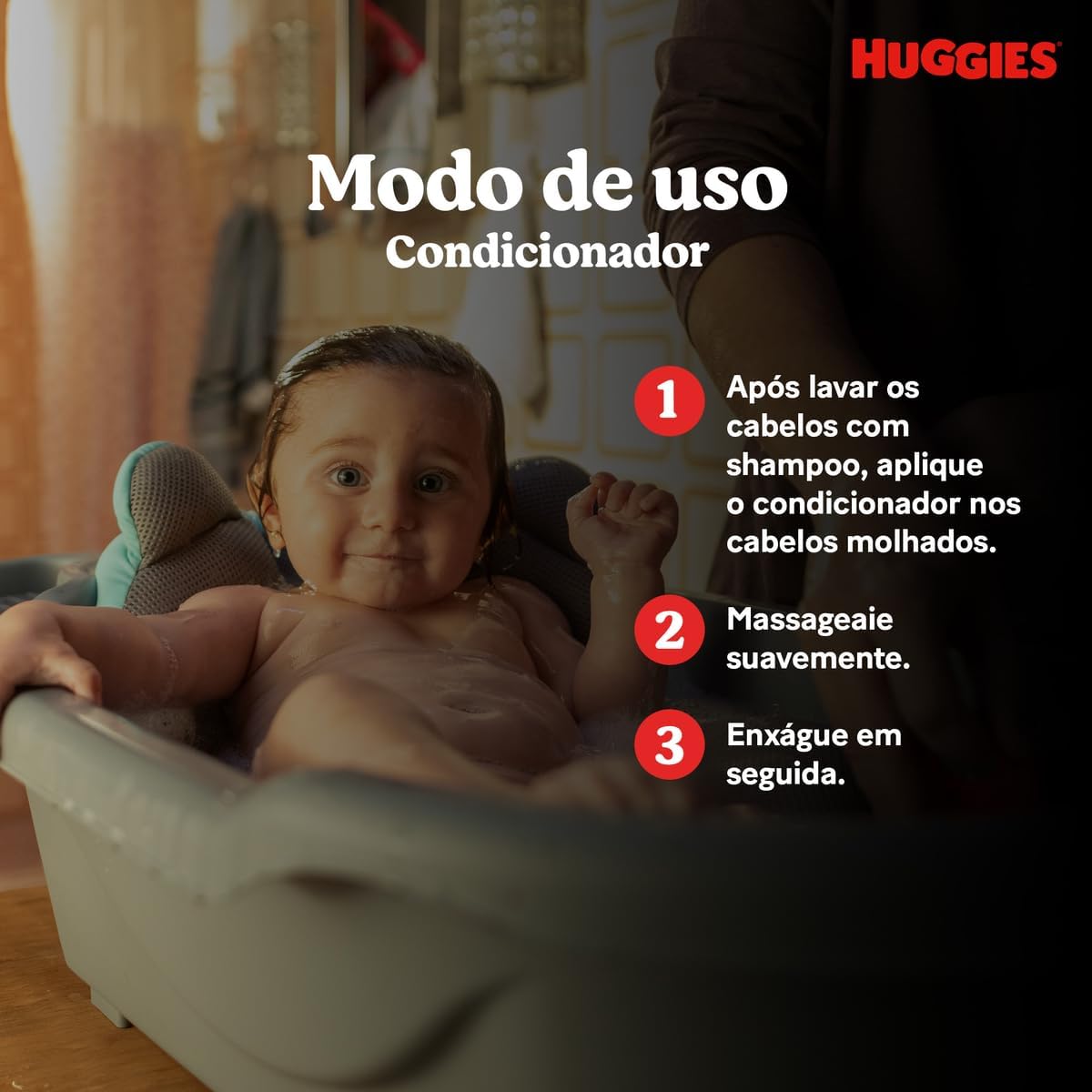 HUGGIES Condicionador Infantil Huggies Chá De Camomila - 200Ml - Imagem 6