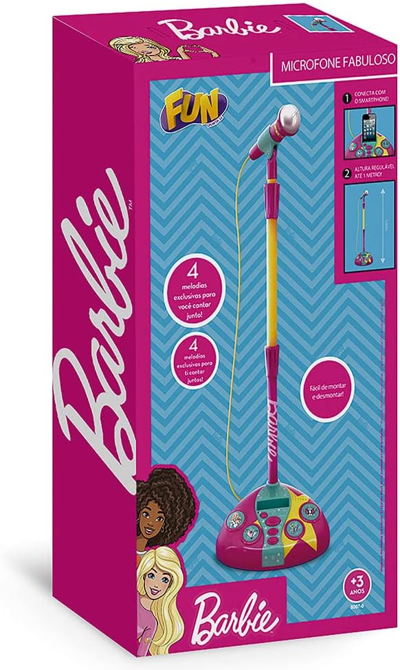 Barbie - Microfone Fabuloso C/ Função MP3 Player - Imagem 2
