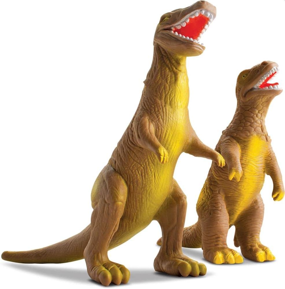 Bee Toys Tiranossauro Rex Com Filhote, Multicolor - Imagem 2
