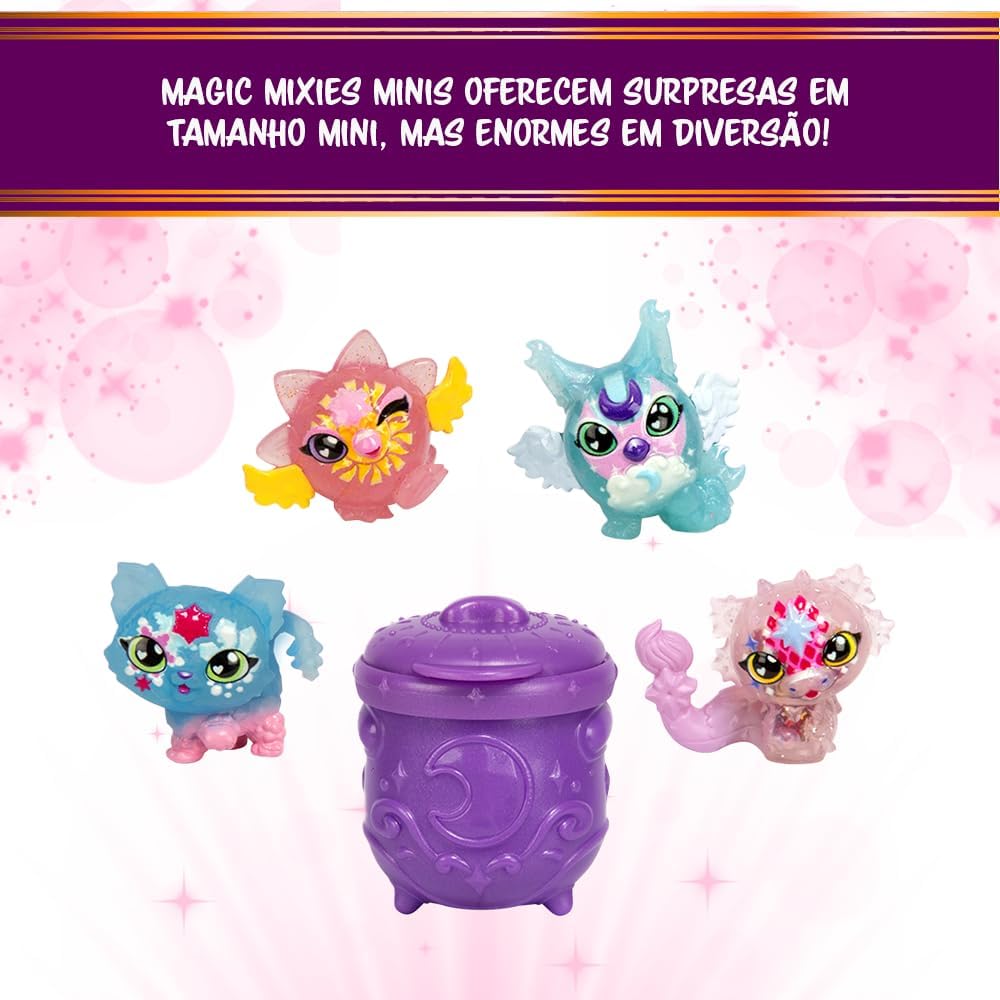 Candide, Magic Mixies Minis, Mini Bonecos, Shimmerverse - 4 mini figuras - Imagem 3