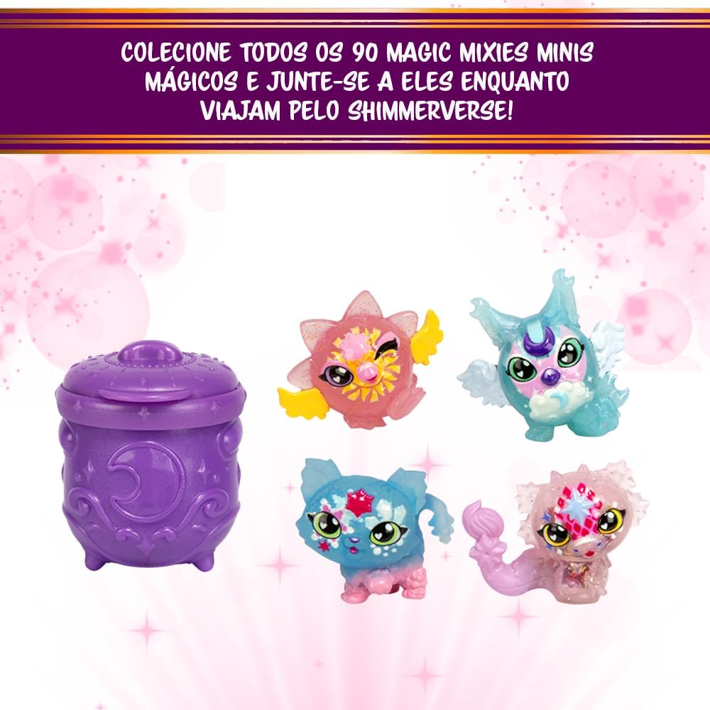Candide, Magic Mixies Minis, Mini Bonecos, Shimmerverse - 4 mini figuras - Imagem 4