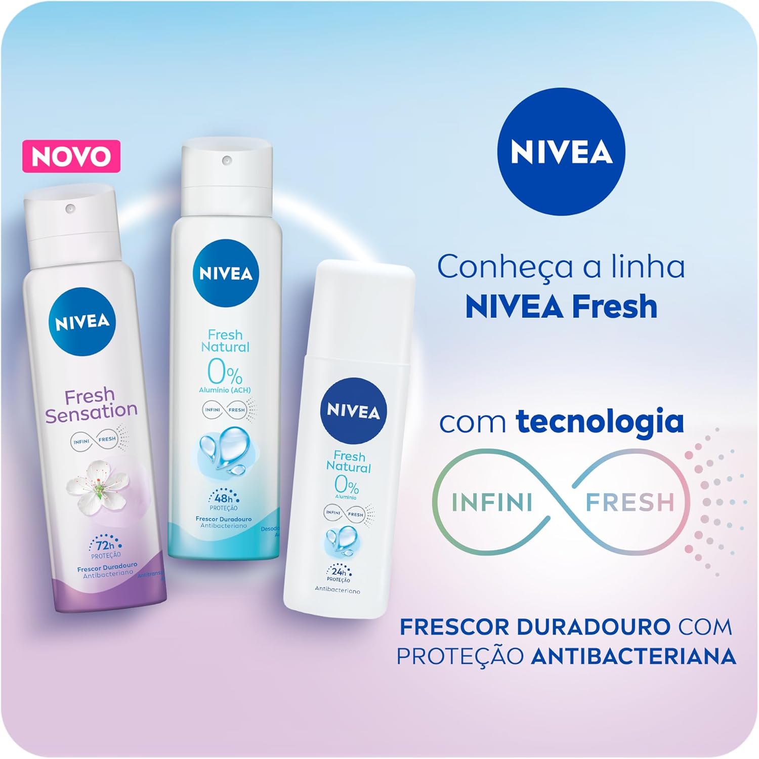 NIVEA Desodorante Spray Fresh Natural 90 ml - Imagem 7