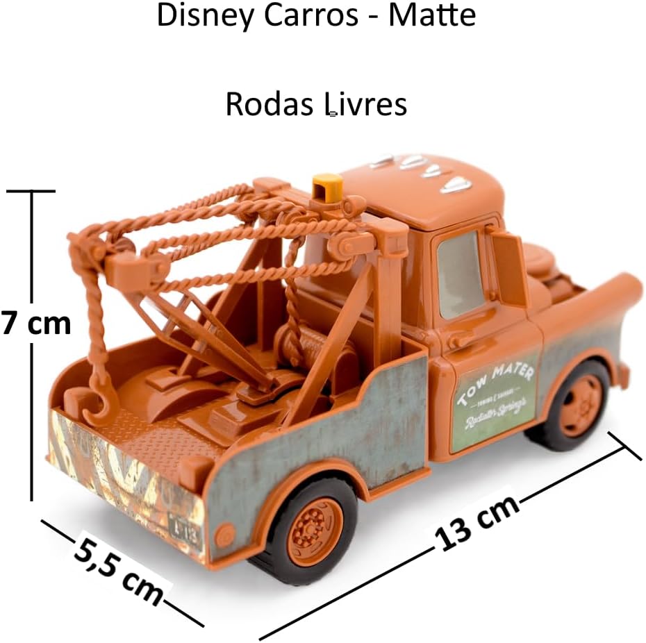 Carrinho Tow Mater Mate do Carros 13cm Original Toyng - Imagem 2