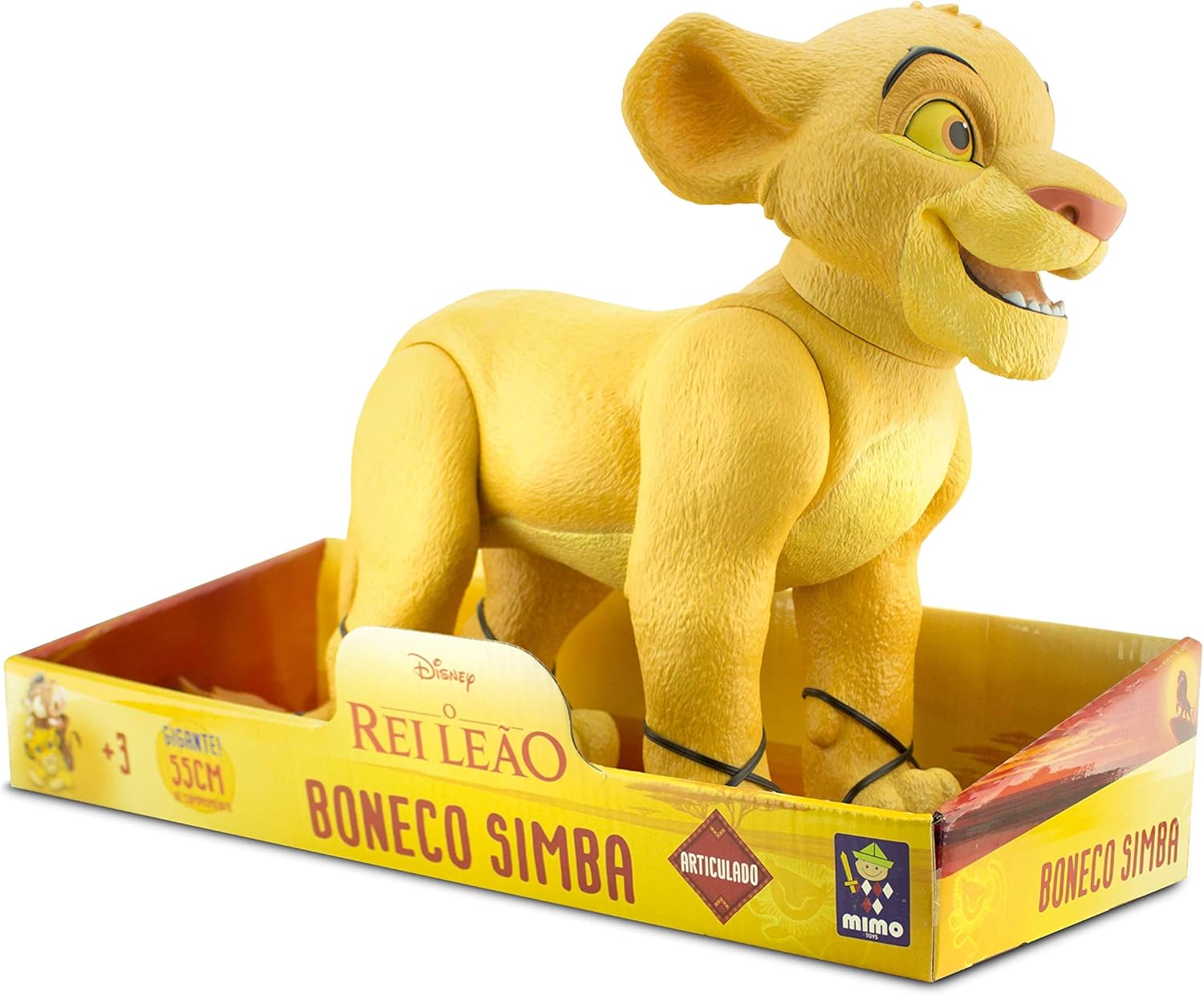BONECO SIMBA GIGANTE 64 CM - DISNEY - MIMO BRINQUEDOS - Imagem 6