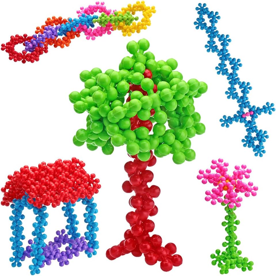 Brinquedo De Montar Encaixe Educativo Plakt Plukt Kit 184 Peças Criativo Colorido Presente Para Criança Infantil Pecinhas De Montar - Imagem 5