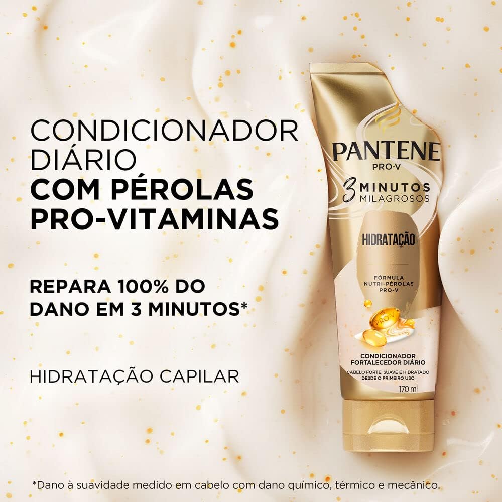 Condicionador 3 Minutos Milagrosos Pantene Hidratação - 170ml - Imagem 4