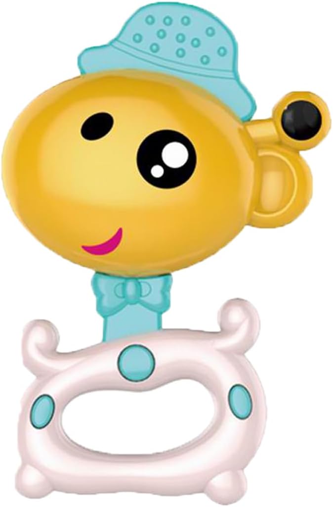 Brinquedo Bebê Kit 3 Chocalhos Infantil Mordedor Colorido Legal - Imagem 9