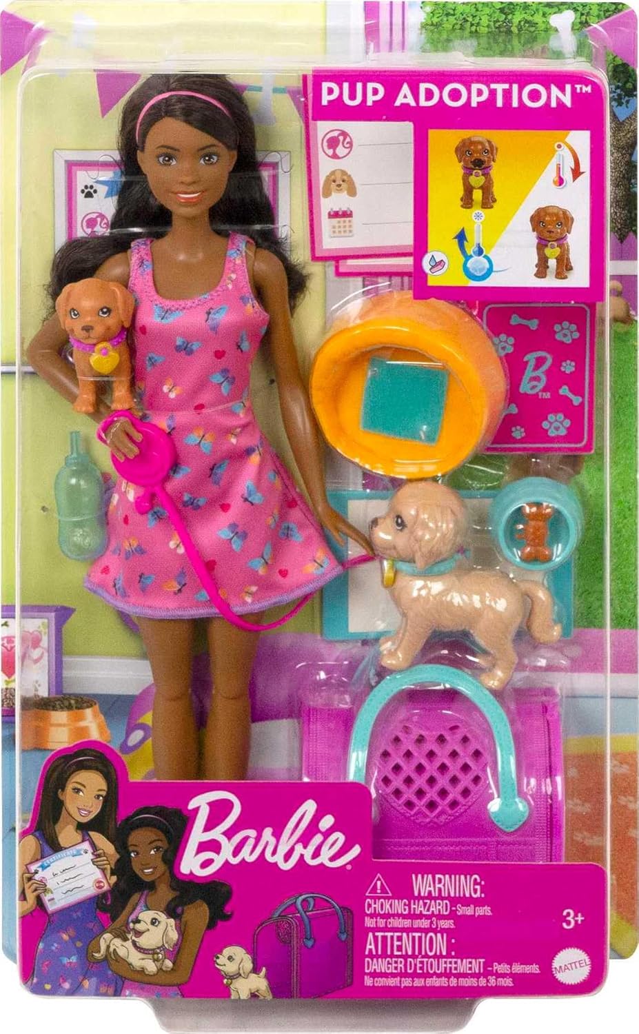 Barbie Conjunto de Brinquedo Adota um Cachorrinho Negra - Imagem 6