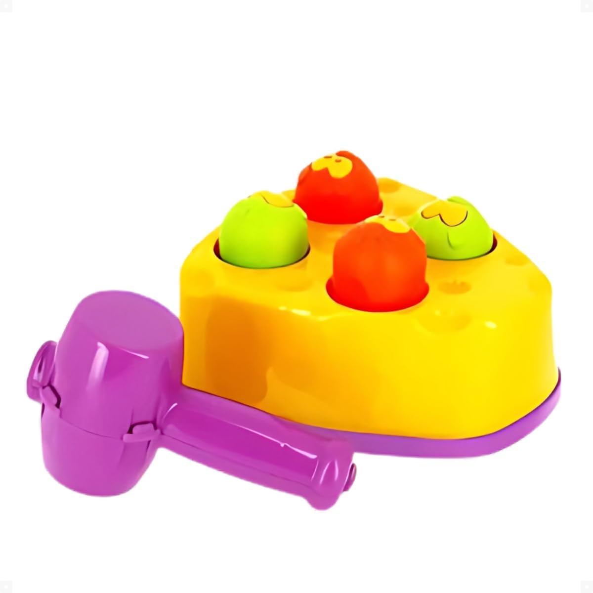 Brinquedo Infantil Rata Tuff Interativo Bata No Ratinho com Martelo S/Caixa Didática - Imagem 3