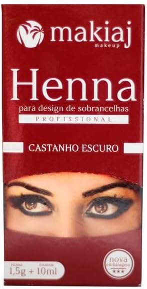 Makiaj Henna Sobran Cast Escuro 1 5G + Fix 10Ml - Imagem 2