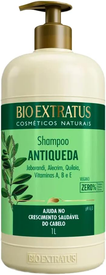 Kit Shampoo + Condicionador Bio Extratus Jaborandi Antiqueda 1L (Jaborandi) - Imagem 2