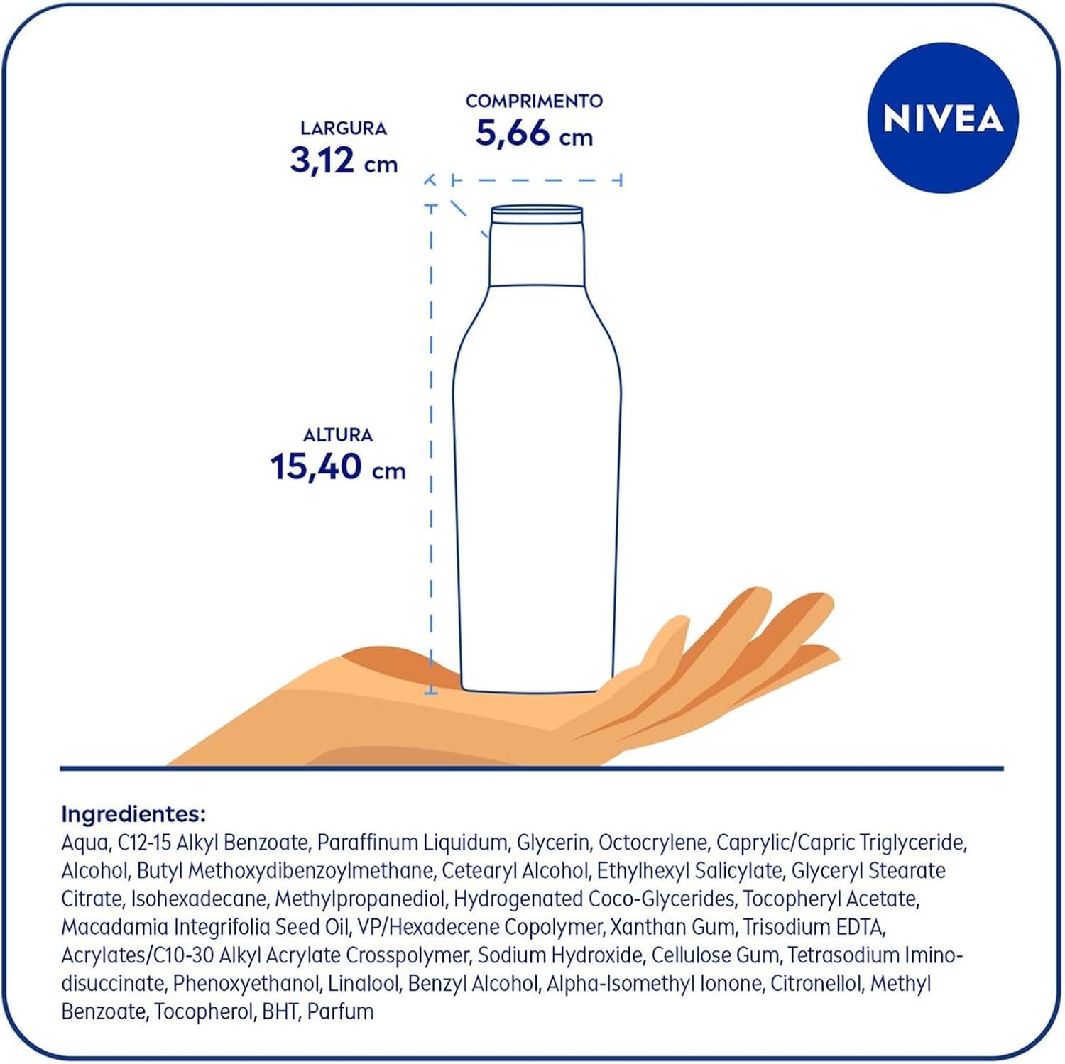 NIVEA SUN Loção Bronzeadora Intense & Bronze FPS 6 125ml - Bronzeamento natural e duradouro, resistente à água, com Vitamina E, Proteção UVA/UVB, para peles pouco sensíveis - Imagem 4