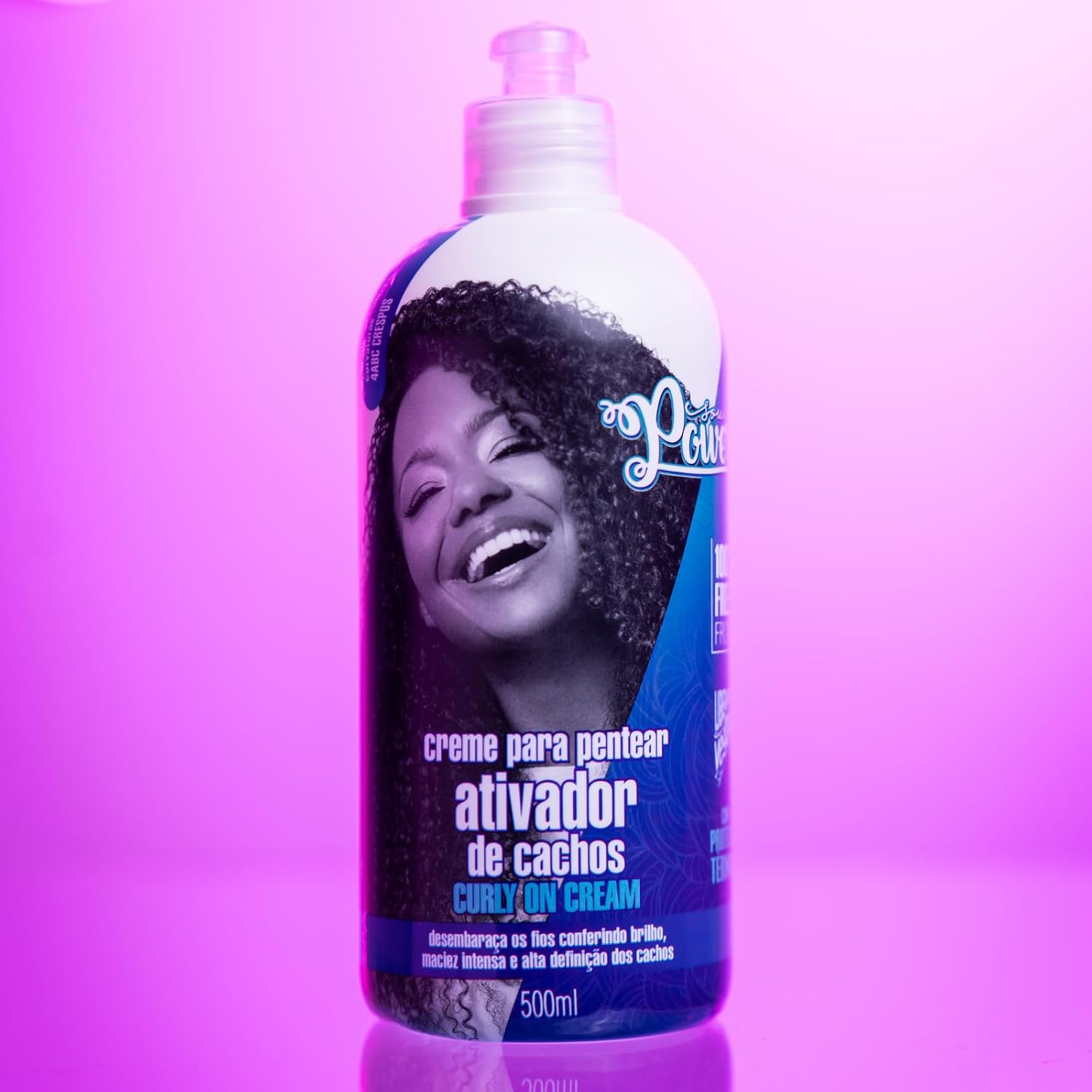 Creme para Pentear Ativador de Cachos Soul Power Curly On Cream - 500ml - Imagem 3