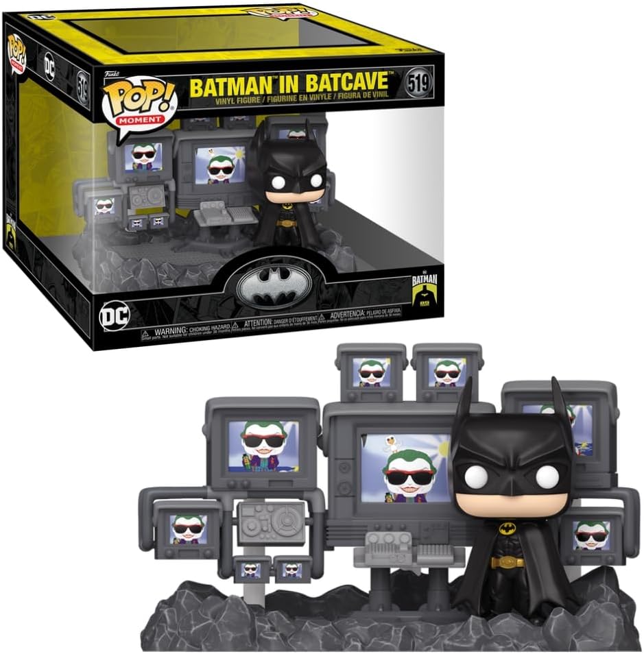Boneco Funko POP! Moment - DC Comics Batman 85 Anos - Batman na Batcaverna (1989) - Imagem 3