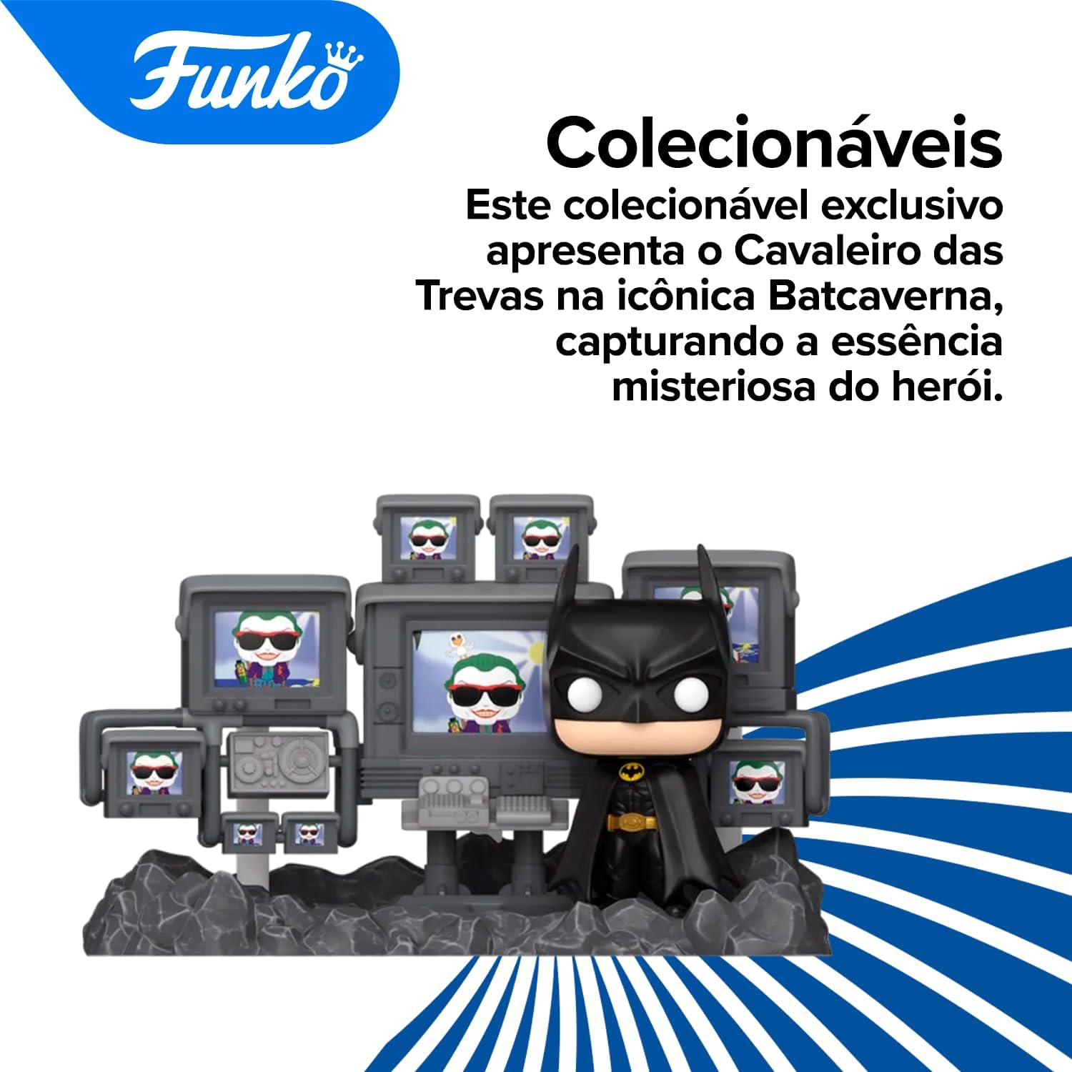 Boneco Funko POP! Moment - DC Comics Batman 85 Anos - Batman na Batcaverna (1989) - Imagem 5