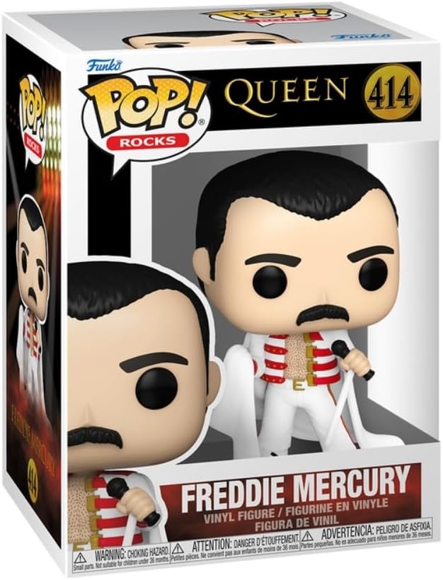 Boneco Funko Pop! Rocks Queens - Freddie Mercury We Will Rock You - Imagem 3