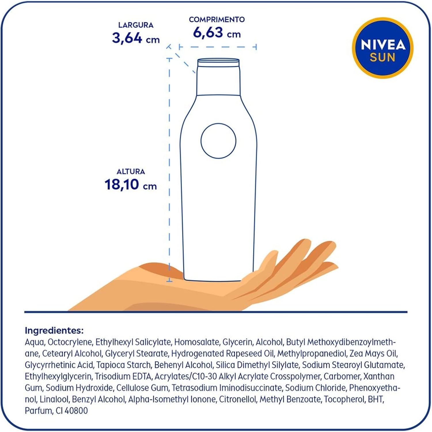 NIVEA SUN Protetor Solar Protect & Bronze FPS15 200ml - Com ativo de pró melanina, resistente à água, protege dos raios UVA/UVB, ajuda a manter a cor bonita e uniforme por mais tempo - Imagem 6