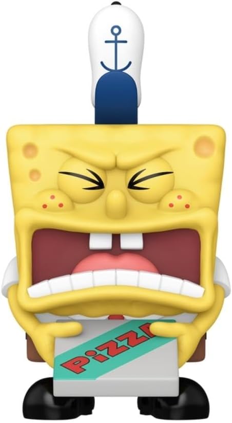 Candide, Funko POP! Bob Esponja Entregador de Pizza, Edição 25 Anos, Animation - 10 cm - Imagem 4