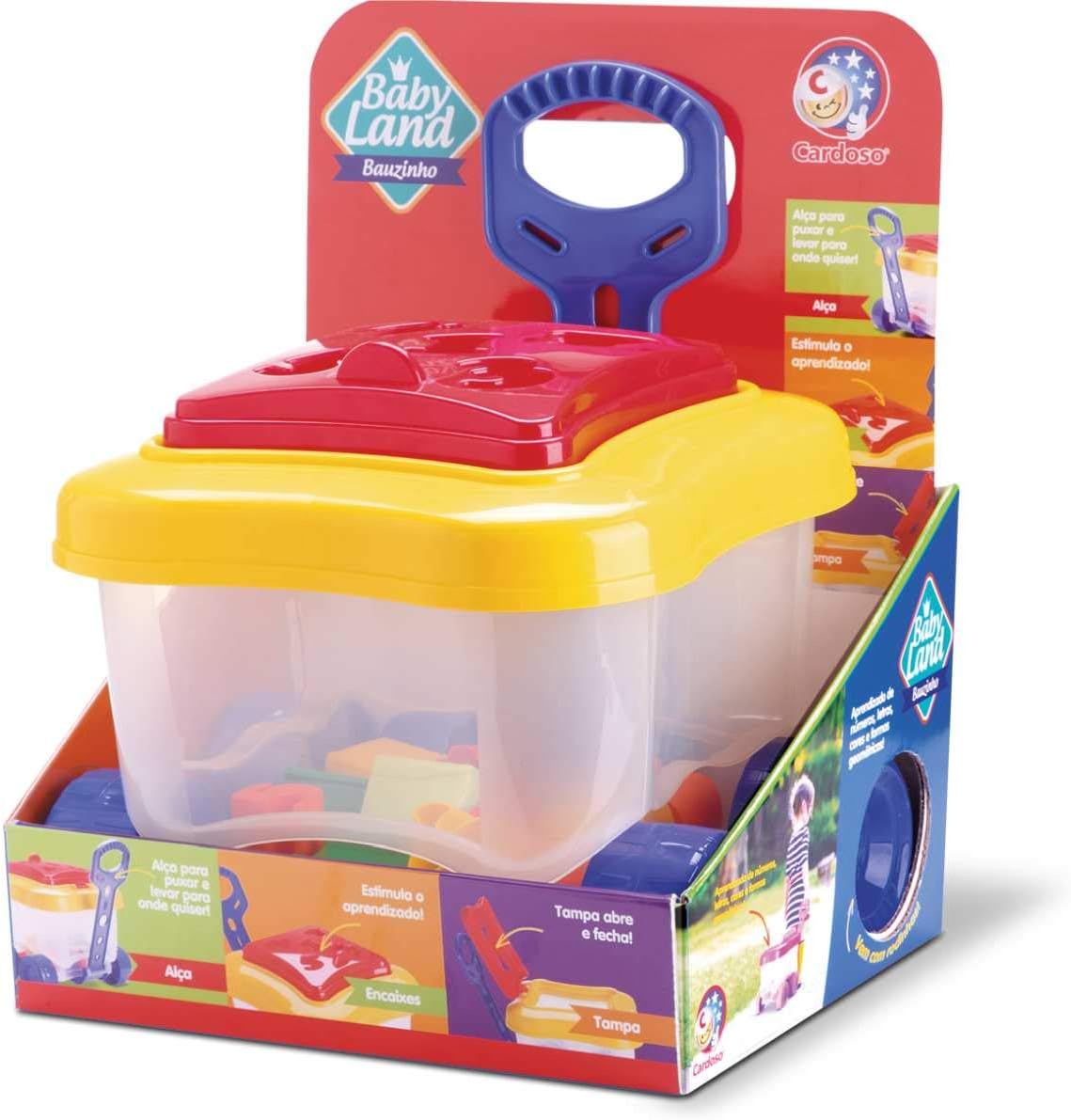 Baby Land Bauzinho com Rodas Menino Cardoso Azul - Imagem 2