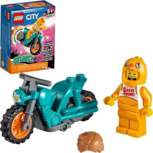 60310 LEGO® City Motocicleta de Acrobacias com Galinha; Kit de Construção (10 peças)