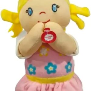 BONECO DE PELUCIA COM SOM ORACAO PAI NOSSO 2 SORTIDOS