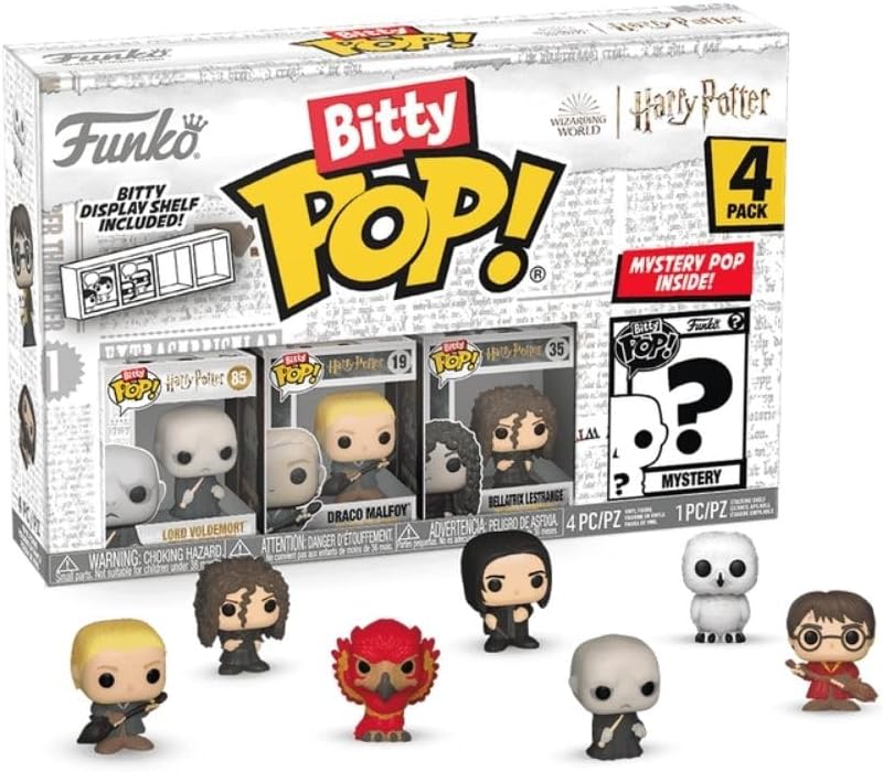 BONECO FUNKO BITTY POP HP VOLDEMORT 4PK
