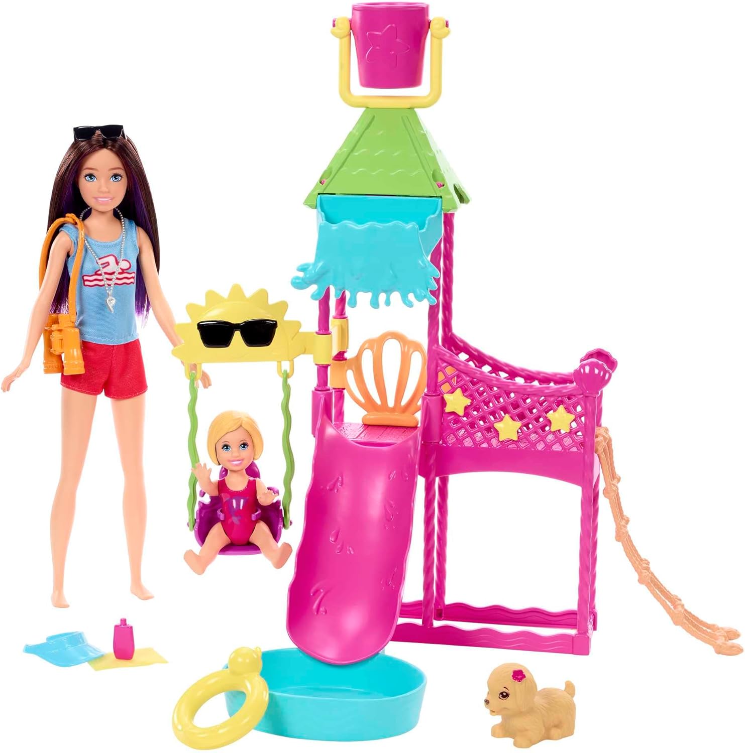 Barbie Conjunto de Brinquedo Skipper Parque aquático