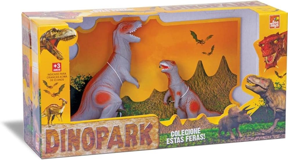Bee Toys Tiranossauro Rex Com Filhote, Multicolor
