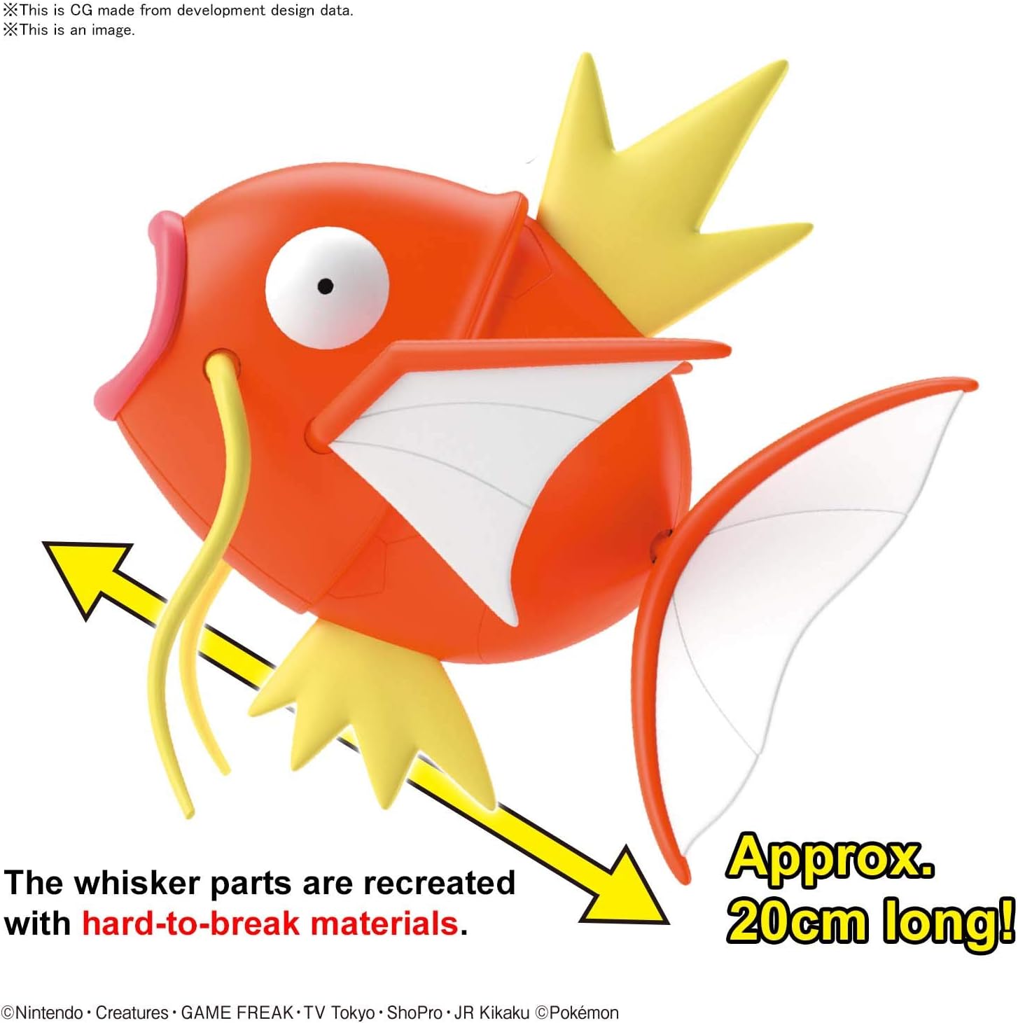 Big Magikarp n 01 - Spirits Pokemon Model Kit - Pokemon - Bandai - Imagem 2