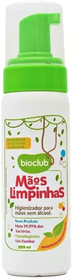 Bioclub Higienizador para Mãos sem Álcool