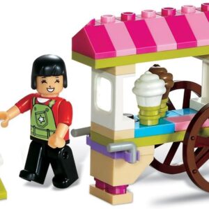 Blocos De Encaixe Sorvete Expresso - 53 Peças - Multicolorido - 5309 - Xalingo