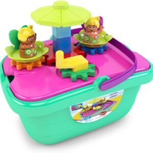 Blocos de Montar IV Infantil da Blocolândia Dismat - 14 Peças Coloridas, Estimula Criatividade e Habilidades Motoras, Ideal para Crianças a Partir de 18 Meses
