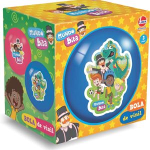 Bola Vinil Na Caixa Bita, Mundo Bita, Lider Brinquedos - 1 (UM) ITEM SORTIDO SEM OPÇÃO DE ESCOLHA DE COR