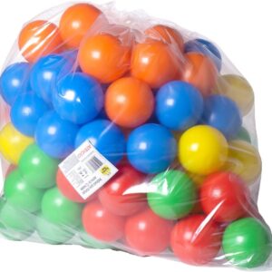 Bolinha para Piscina e Toca, 100 Bolinhas, Cores Sortidas, Samba Toys