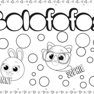 Bolofofos Tapete para Colorir - Fun Divirta-se