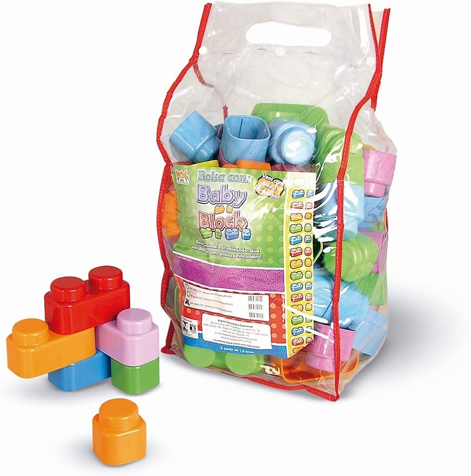 Bolsa Com 75 Baby Blocks