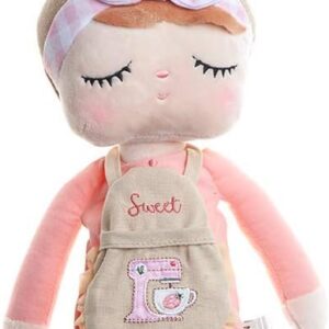 Boneca Angela Chef 33cm, Metoo, Rosa
