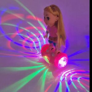 Boneca Bate E Volta Patim Roller Overboard Brinquedo Meninas