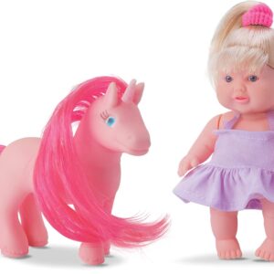 Boneca Bee Toys Little Unicórnio, Multicolor