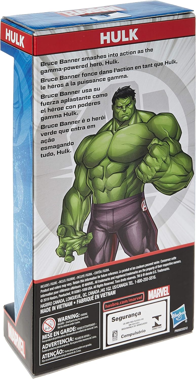 Boneco 9.5 Figura Olympus Hulk - E5555 - Hasbro Avengers Boneco 9.5 Figura Olympus Hulk Verde - Imagem 2