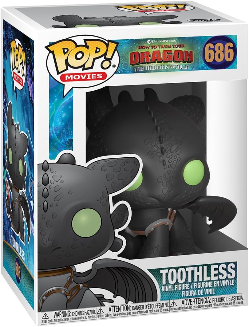Boneco Funko POP! Como Treinar o Seu Dragão - Banguela