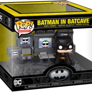 Boneco Funko POP! Moment - DC Comics Batman 85 Anos - Batman na Batcaverna (1989)