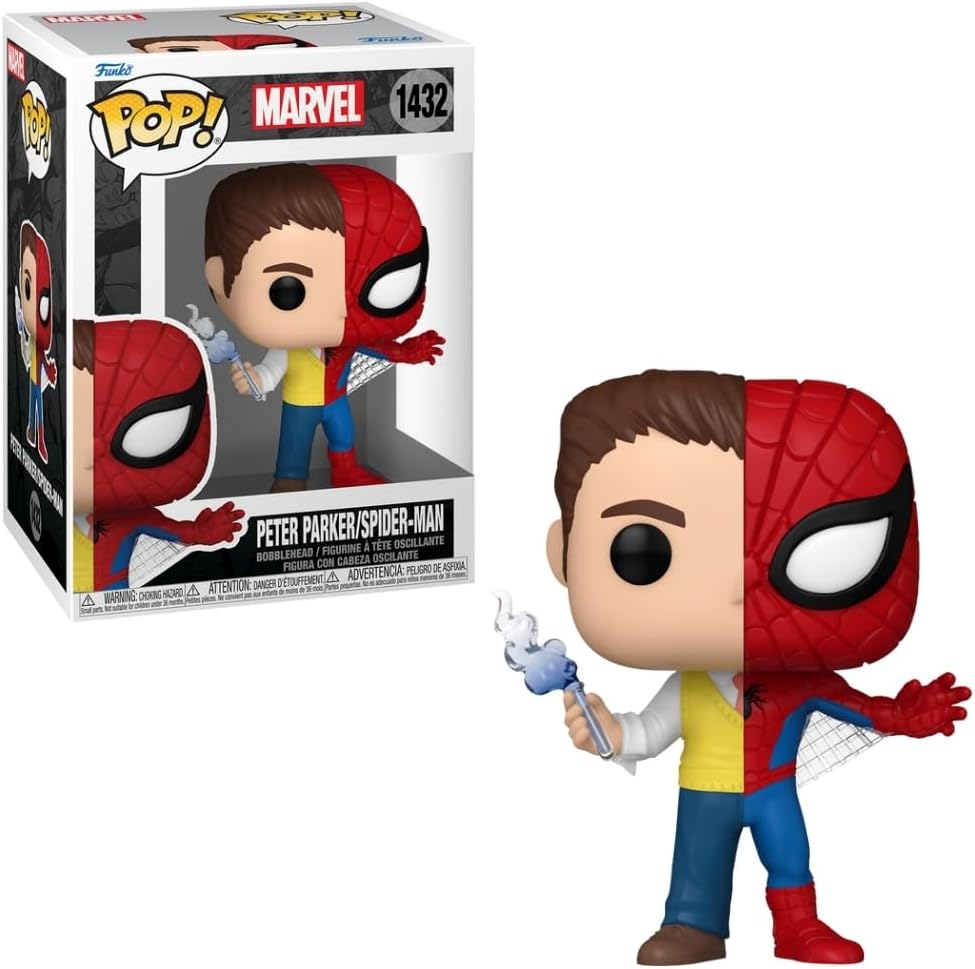 Boneco Funko Pop! Marvel Split - Peter Parker/Homem-Aranha