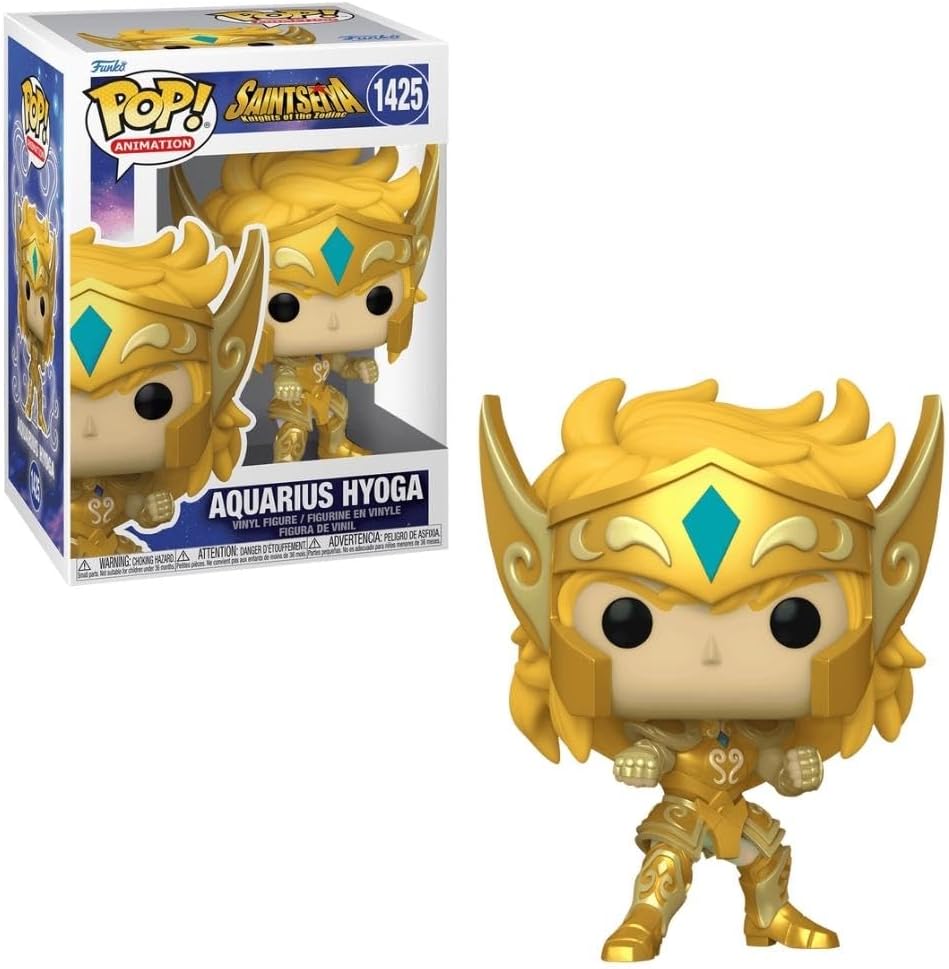 Boneco Funko Pop! Os Cavaleiros do Zodíaco Hyoga de Aquário